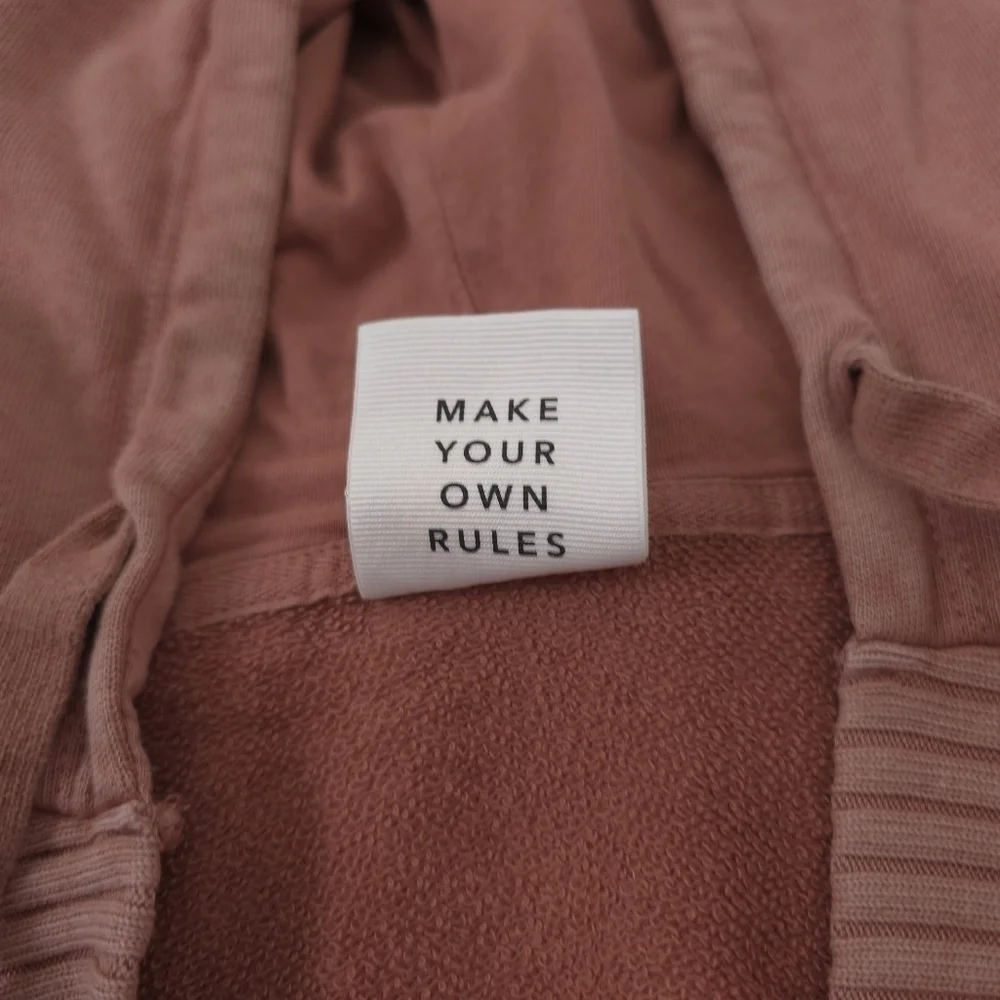 Offline by Aerie dusty pink distressed oversized size small